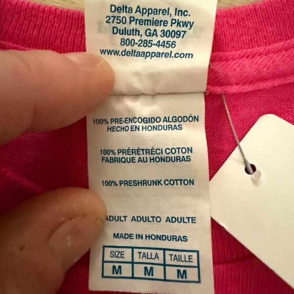 Delta Pro Weight Puppy Garden Graphic Tee Pink Regular - Picture 6 of 6